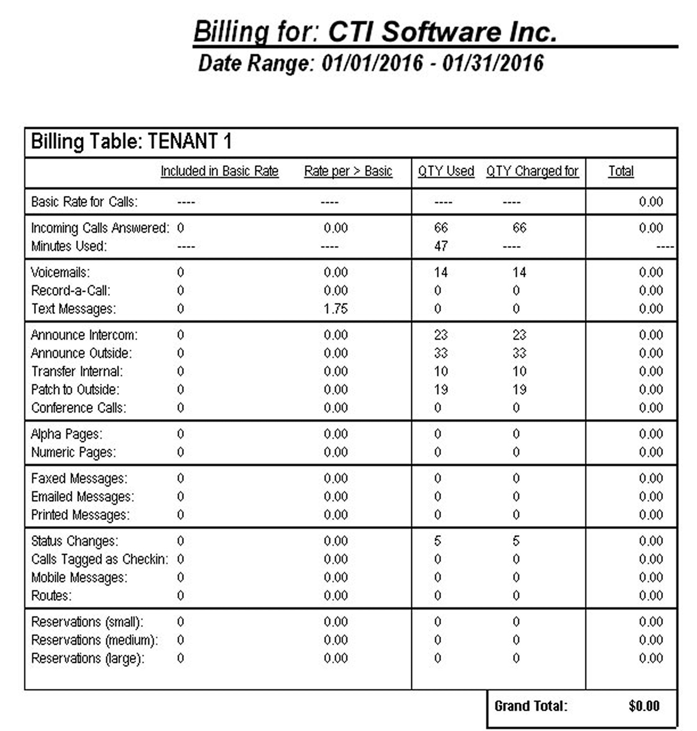 Billing Report Image
